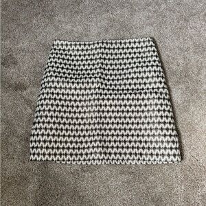 LOFT gold metallic sparkle skirt size 6